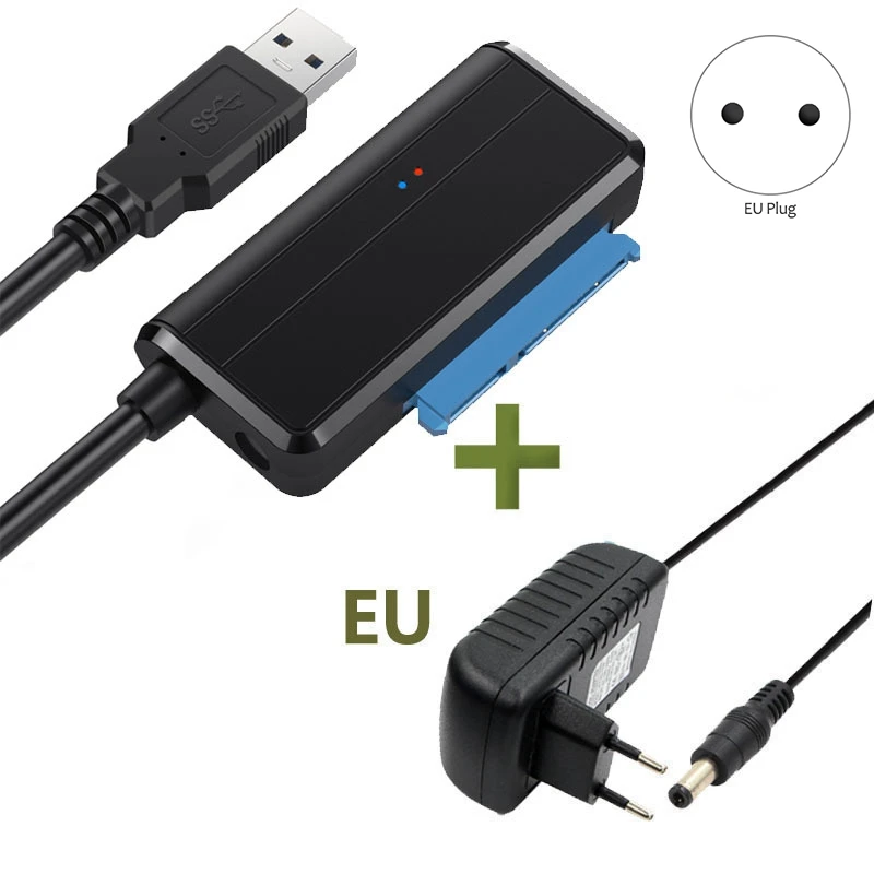 USB 3,0 на SATA жесткий диск конвертер SSD адаптер кабель конвертера супер скорость 22 Pin ЕС Plug
