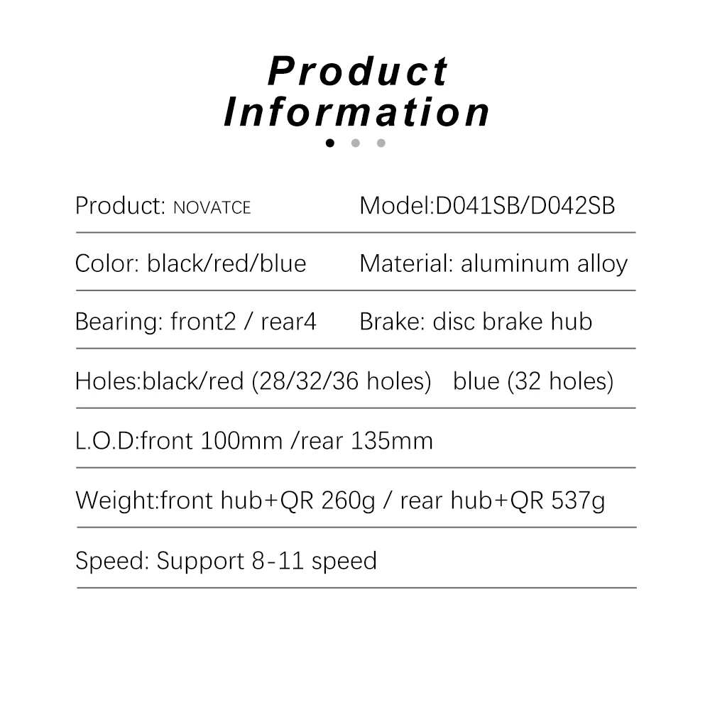 Novatec D041SB D042SB MTB Bike Hub Bicycle Mountain bearing Hubs Disc Brake Cassette Hub 28/32/36 Holes HG SX 8/9/10/11/12 Speed