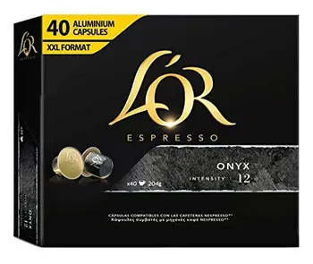 

Lor Espresso Onyx Capsules for Nespresso Machine 4019265 [Pack 40]