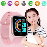 Bluetooth Smart connected child Fitness Tracker Digital Watch Y68 Smartwatch for Men Women Put Photo Heart Children's Watches 1