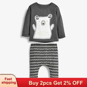 

Mayfair Cabin spring Autumn T-shirt Pant 2pcs Suit Clothes Cartoon Boys Clothing Sets for Newborn Baby Boy Infant Outerwear Suit