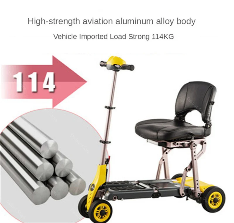 DB Foldable Electric Scooter Four Wheeled Electric Scooters 11.5AH 24V 340W ElderlyDisabled E Scooter Electric (2)