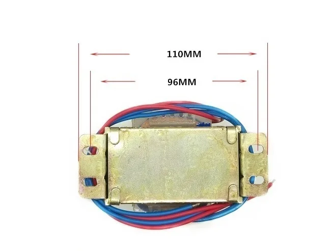 Мощность transformador 80 Вт катушки повышающий трансформатор EI76 DB-80VA 220V 380V переменного тока для адаптера переменного одиночный/двойной 6V 9V 12V 18V 24V 30V 36V 110V высоковольтный трансформатор