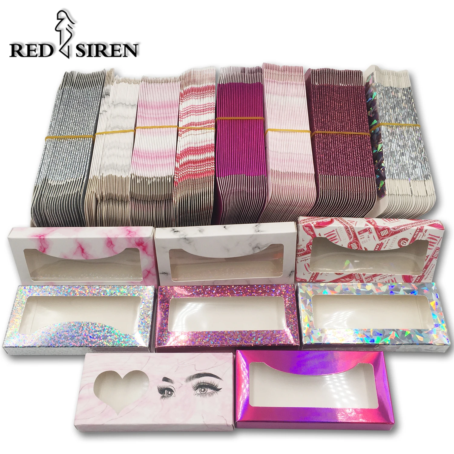 Eyelash Packaging Wholesale Bulk 10100 Pcs 25mm Mink Lashes Case