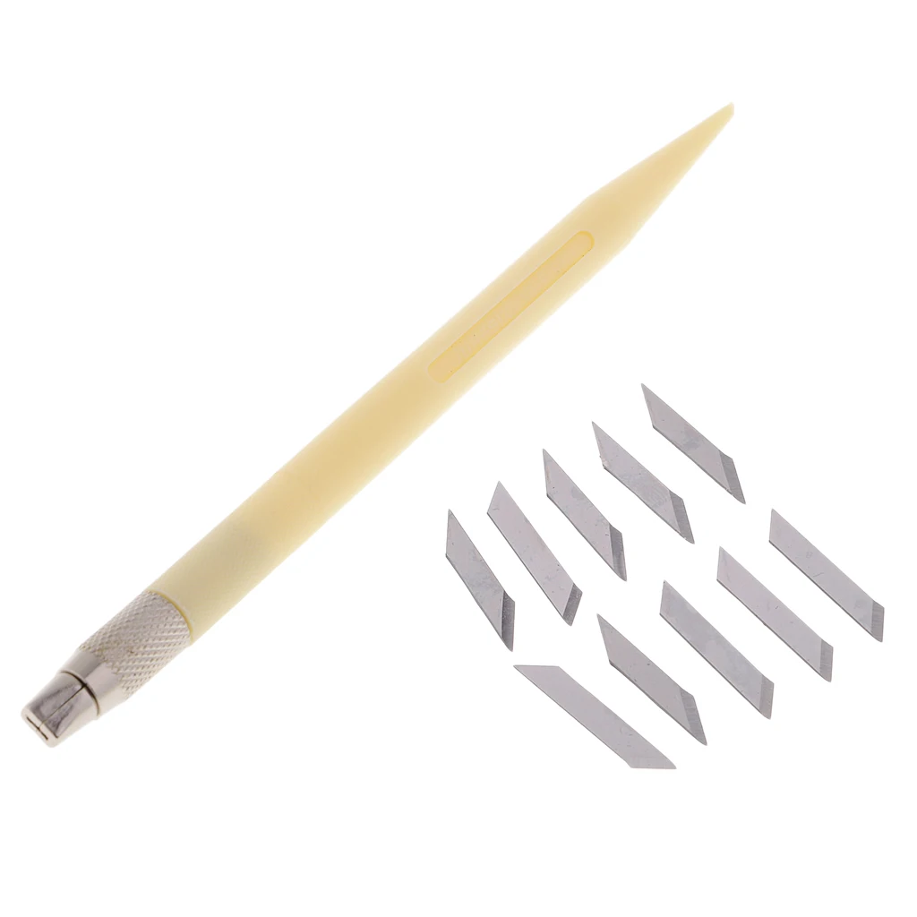 Diy Craft Tool Engraving Pen For Wood/Candle/Rubber Stamp /Clay Paper Cutter With 2 Styles Blade 30 /40 Angle Degree
