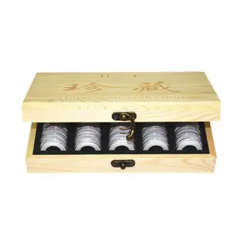 

100pc Universal Collection Box Commemorative Coin Cover Protector Holder Storage Box for 18/21/25/27/30mm Coin Storage Boxes