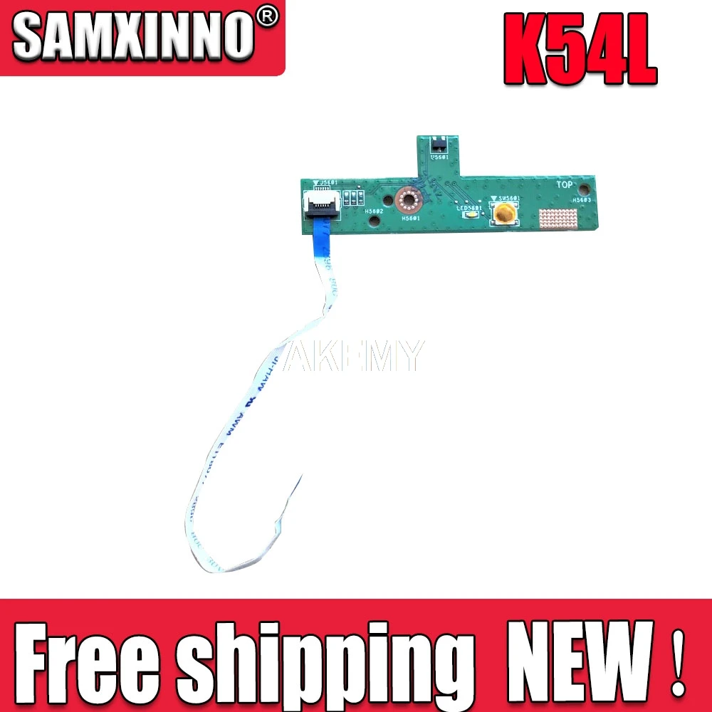 Кнопка включения выключения питания плата для For Asus X54H X54HR X54L X54C K54L K54C K54LY K54HR