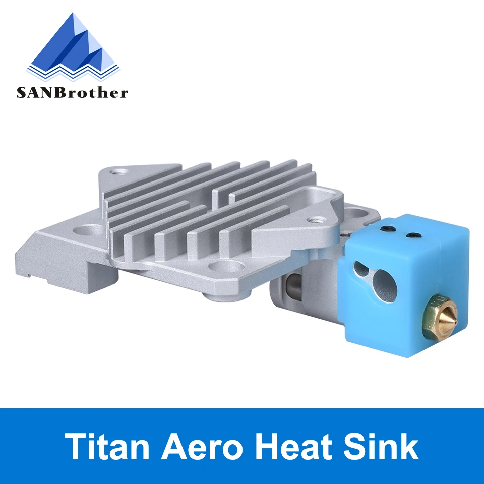 

3D Printer Parts Titan Aero Heat Sink Cooling block V6 Extruder Short Range Hotend 1.75mm Radiator