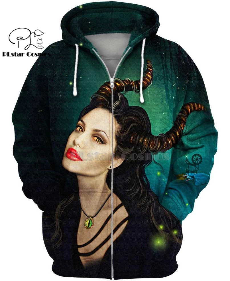 PLstar Cosmos maleficent Evil Is complicent 3d толстовки/Толстовка зима осень забавные длинные selvee Harajuku streetwear-2