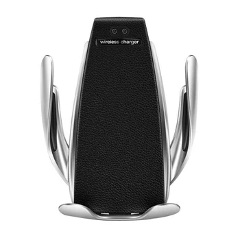 カーマウントホルダーチーワイヤレス充電器 iphone 8 × ワイヤレス車の充電器サムスン S6 S8 エッジ注 8 QC3.0 電話充電