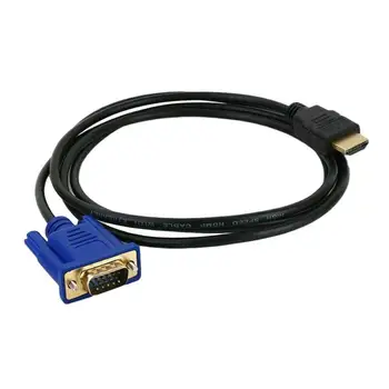 

HDMI TO VGA 1080P HD Cable w/ Audio Adapter Interface TV Digital 10/5/3/1.8M