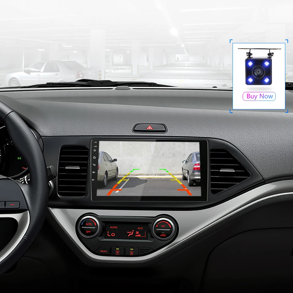 Discount Android 8.1 2G+32G 9" 2Din Car Radio Multimedia Video Player For 2011-2015 KIA PICANTO Morning GPS Navigation Head Unit RDS DSP 14
