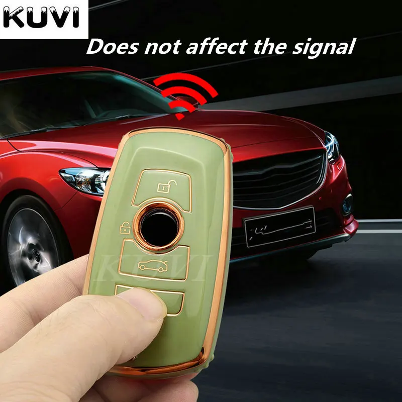 Key Case Key Case Cover Car Key Shell Plating For BMW F20 F30 G20 F31 F34 F10 G30 F11 X3 F25 X4 I3 M3 M4 1 3 5 Series
