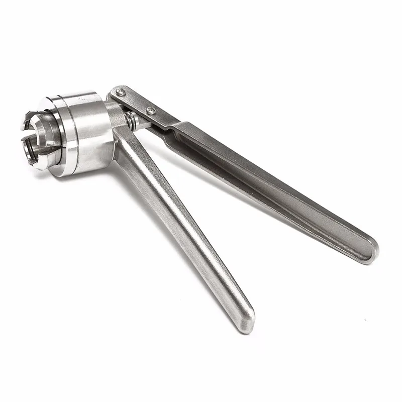 

1Pc Stainless Steel Manual Vial Crimper Hand Sealing Machine For Crimping 20mm Flip Off Cap ottle Clamp Pliers Capping Machine