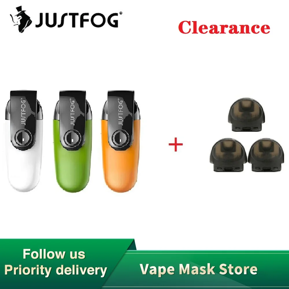 Горячая Распродажа набор JUSTFOG C601 со встроенной батареей 650 мАч и колпачком