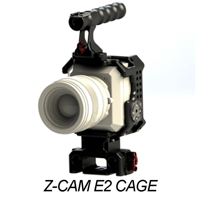 

Hontoo Z-CAM Cage for Z-cam E2 Camera Quick Release Top Handle Dual wooden side handle Z Cam E2 Camera Cage Top handle