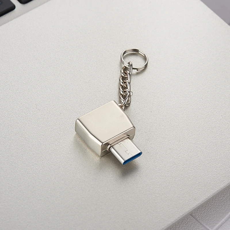 Тип C мужчина к USB 3,0 OTG женщина с брелок для samsung S8 S9 huawei P10 P20 LX9A