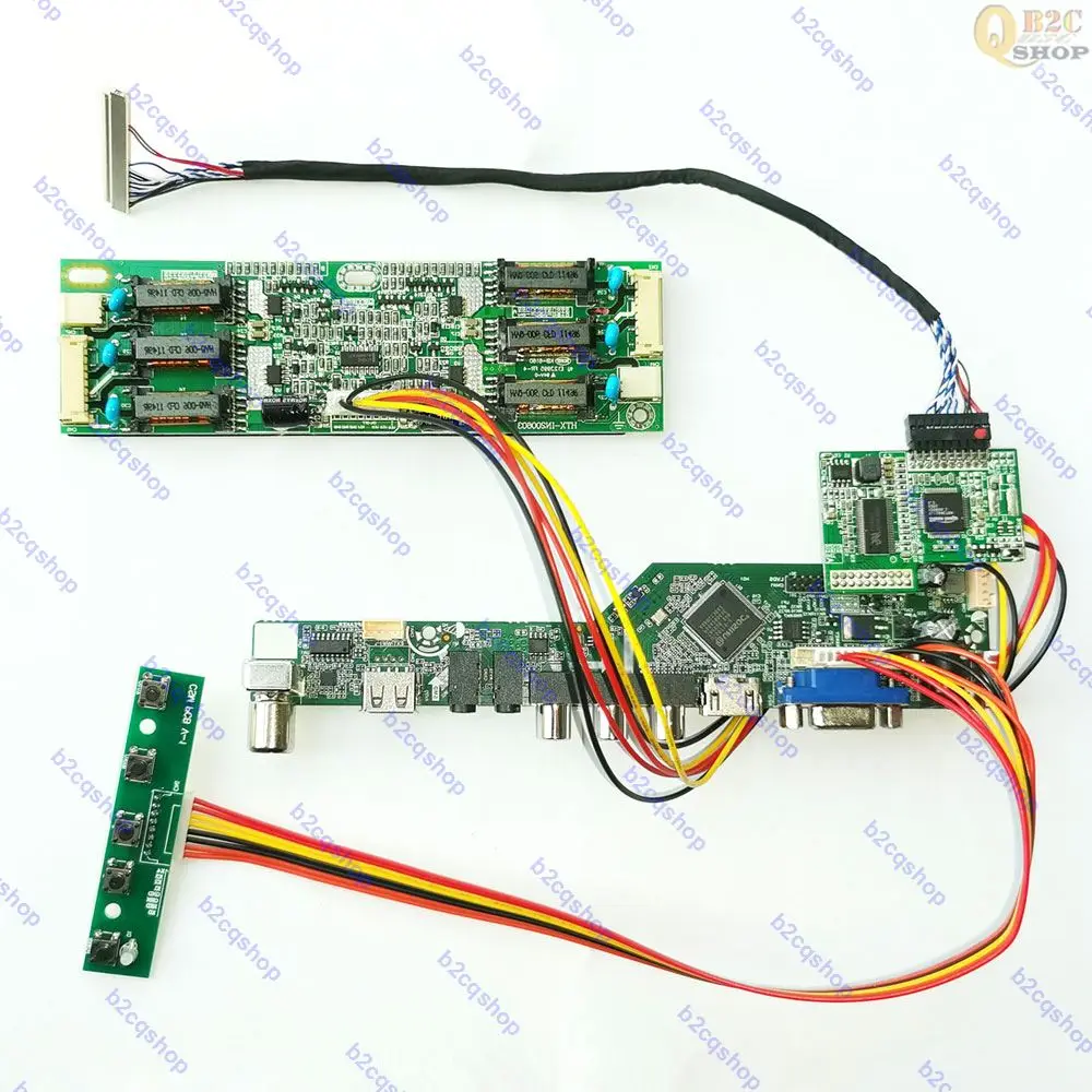HDMI + VGA AV USB вход ЖК-экран контроллер плата монитор комплект инвертора для LM201W01(A6)(K1)