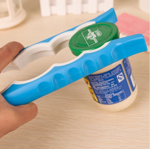 1PCS 4 in 1 Multifunction Gourd-shaped Can Opener Can Opener Screw Cap Jar Bottle Wrench Kitchen Tool Wholesale