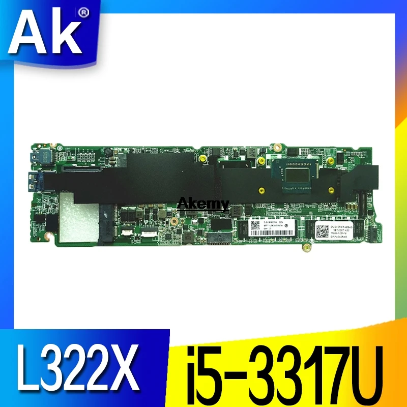 

XPS 13 motherboard GJW63 0GJW63 CN-0GJW63 I5-3317U DAD13AMBCD1 DDR3 For DELL XPS 13 L322x Laptop Motherboard tested 100% work