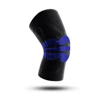 

Hot Knee Patella Protector Brace Silicone Spring Knee Pad Basketball Running Compression Knee Sleeve Support Sports Kneepads