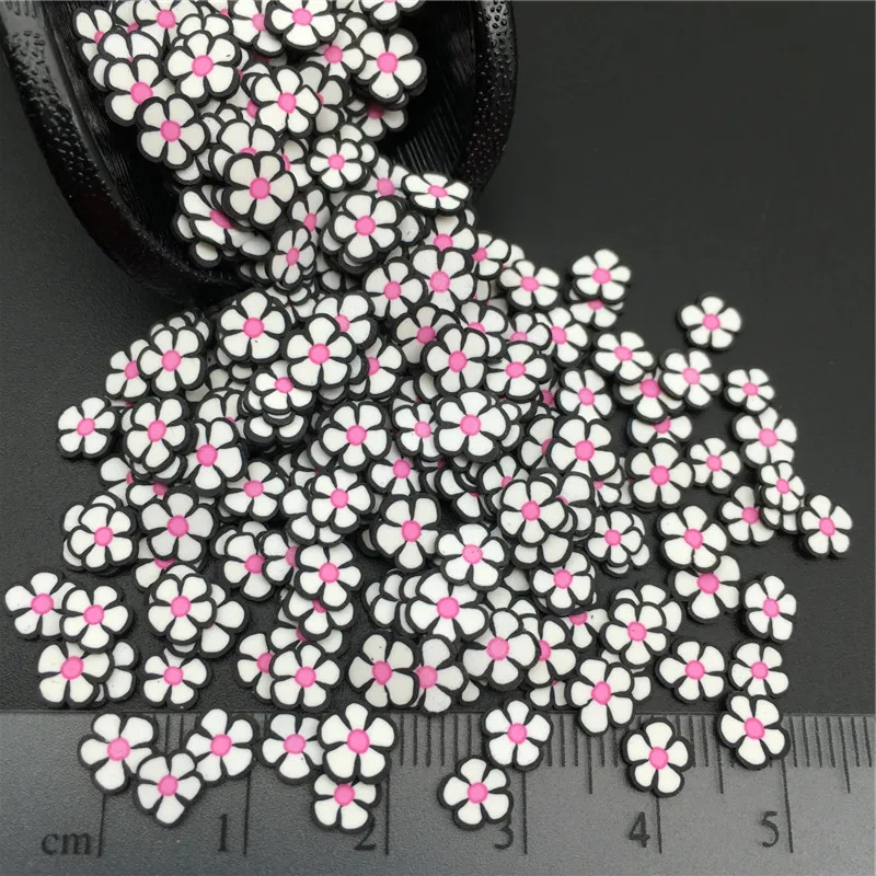 50g Flower Fimo Polymer Clay Sprinkle For Kids Diy,Soft Clay For Craft Clay/Nail Art/Scrapbook Decoration DIY,Slime Filler