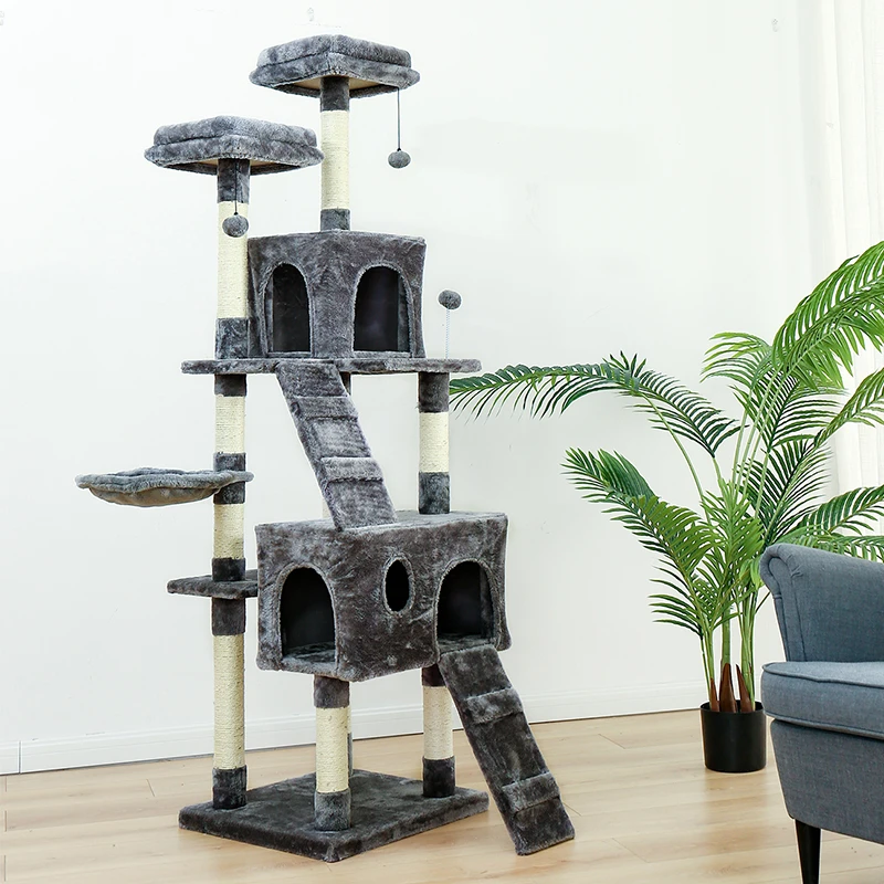 Fast Delivery Luxury Cat Tree House Pet Cat Scratch Board Scratching Toy Ball Sisal Scratch Post Cat Scratching Post Kittentower Cat Tree House Scratching Postcat Scratching Post Aliexpress