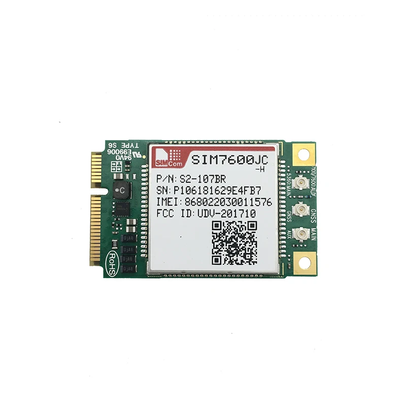 SIMCOM SIM7600JC H MINI PCIE LTE Cat4 модуль 100% новый и оригинальный без подделки Φ для