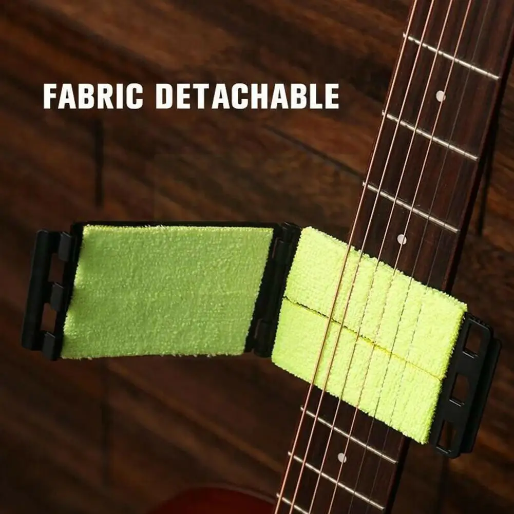 1pc Electric Guitar Bass Strings Scrubber Rub Cleaning Guitar String Tool Guitar Care