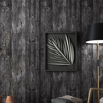 Alternative view of Waterproof Wood Look PVC Wallpaper Roll