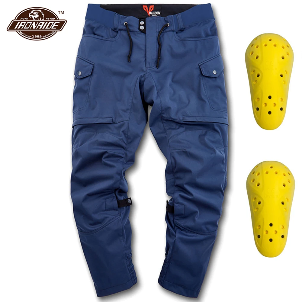 

DUHAN Waterproof Motorcycle Pants Men Motocross Pants Wearable Moto Protection Anti-fall Motorcycle Riding Casual Trousers