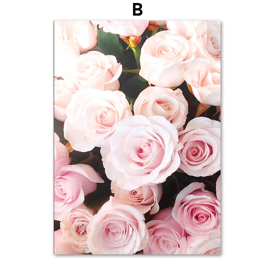 Pink-Rose-Flamingo-Flower-Vintage-Car-Wall-Art-Canvas-Painting-Nordic-Posters-And-Prints-Wall-Pictures (4)