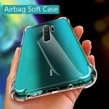 

Case For Xiaomi Redmi 9 Airbag Super Protection Soft Clear Back Cover For Redmi 9 Redmi9 Redmi 9A 9C Phone Cases