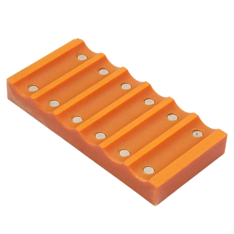 

Battery Welding Battery Fixture,Plastic 6-Section Single Row Adjustable Battery Pack Spot Welding Fixing Clamp