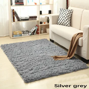 

Silver grey Bedroom bathroom living room porch carpet rug mat yoga table mat 80*120cm 100*160cm