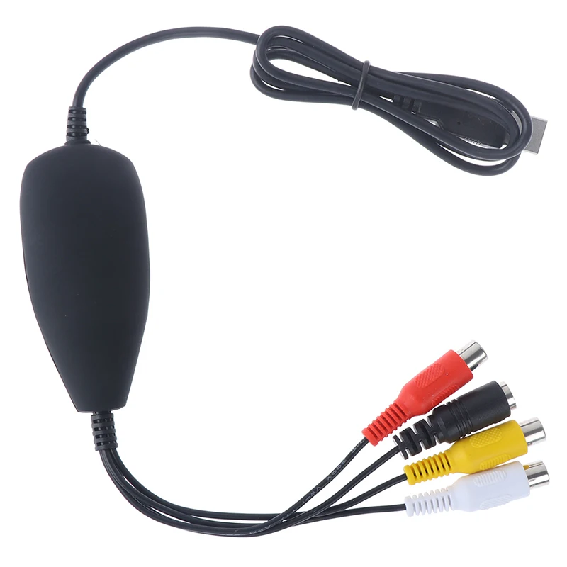 USB2.0 аудио видео Захват конвертирует Аналоговое видео из VHS, Hi8, все видеокамеры, dvd-плеер, спутниковое телевидение