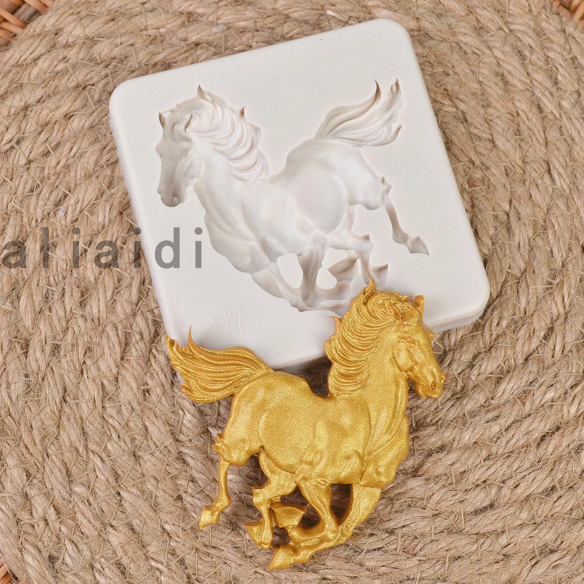 3D Horse Silicone Cake Molds DIY Fondnat Mould For Chocolate Clay Cake Decorating Tools Pastry