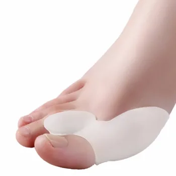 

1 Pair Small Toe Crusher Bone Foot Care Valgus Orthotics Corrective Toe Separator For High Heel Nursing Silicone Toe Protecting