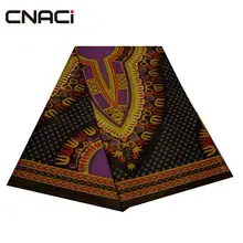 CNACI 6 ярдов Новая африканская ткань с принтом Ангелина/Дашики настоящий воск африканская ткань Анкара Tissus Африканский вощеная ткань