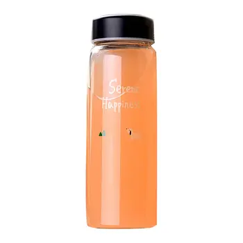 

Creative Glass Cup Outdoor Travel Cup Mug Student Portable Cup Drink Cup Men Women Couple Cup Exquisite Gift