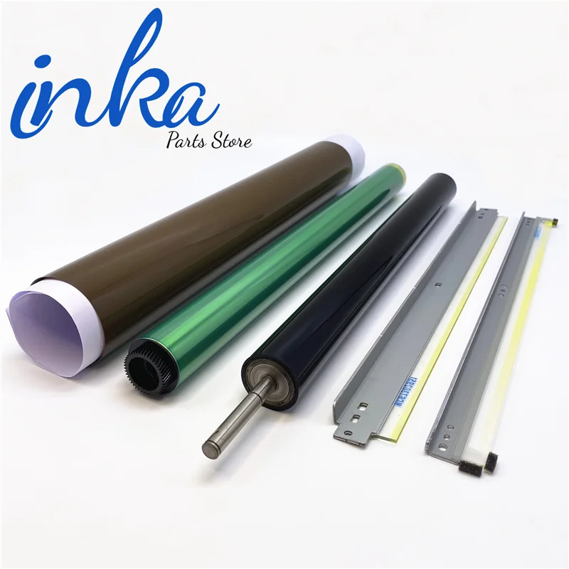 

1Set OPC Drum c224 OEM Fuser Film Sleeve For Konica Minolta Bizhub C224 C220 C280 C284 C360 C364 C454 OEM Lower Pressure Roller