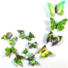 Модель бабочка плитка поддельные украшения бабочки 3D модель бабочка творческие стерео магниты на холодильник аксессуары в виде бабочек