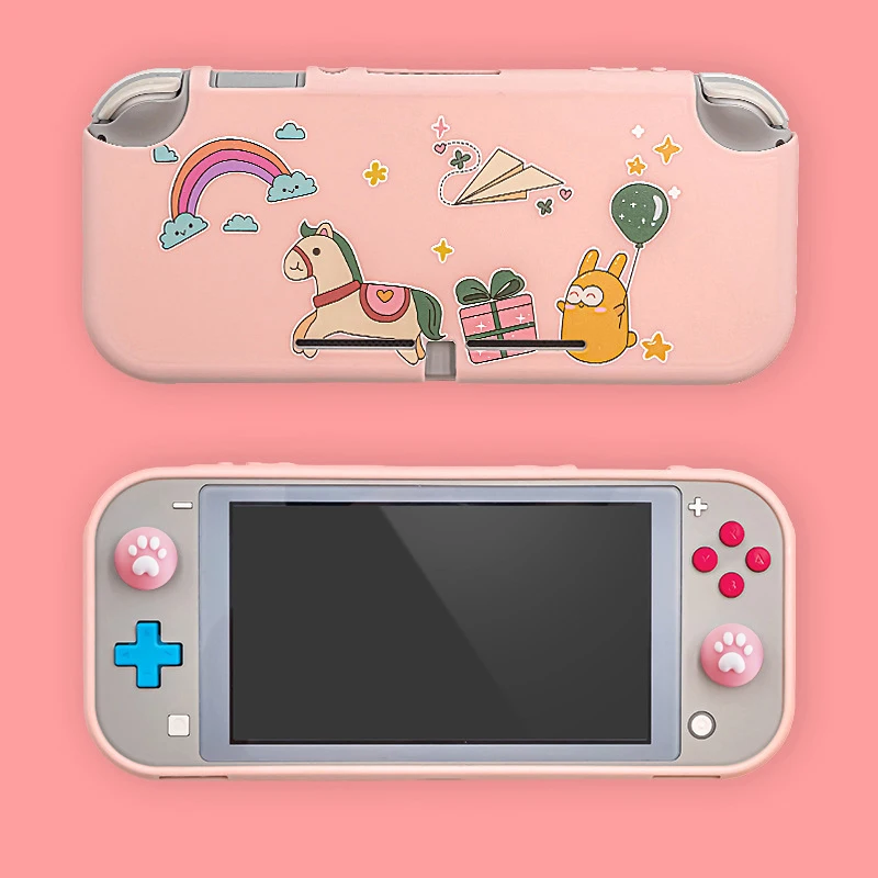 Nintendo switch lite用のかわいいソフトケースカバー,ミニ