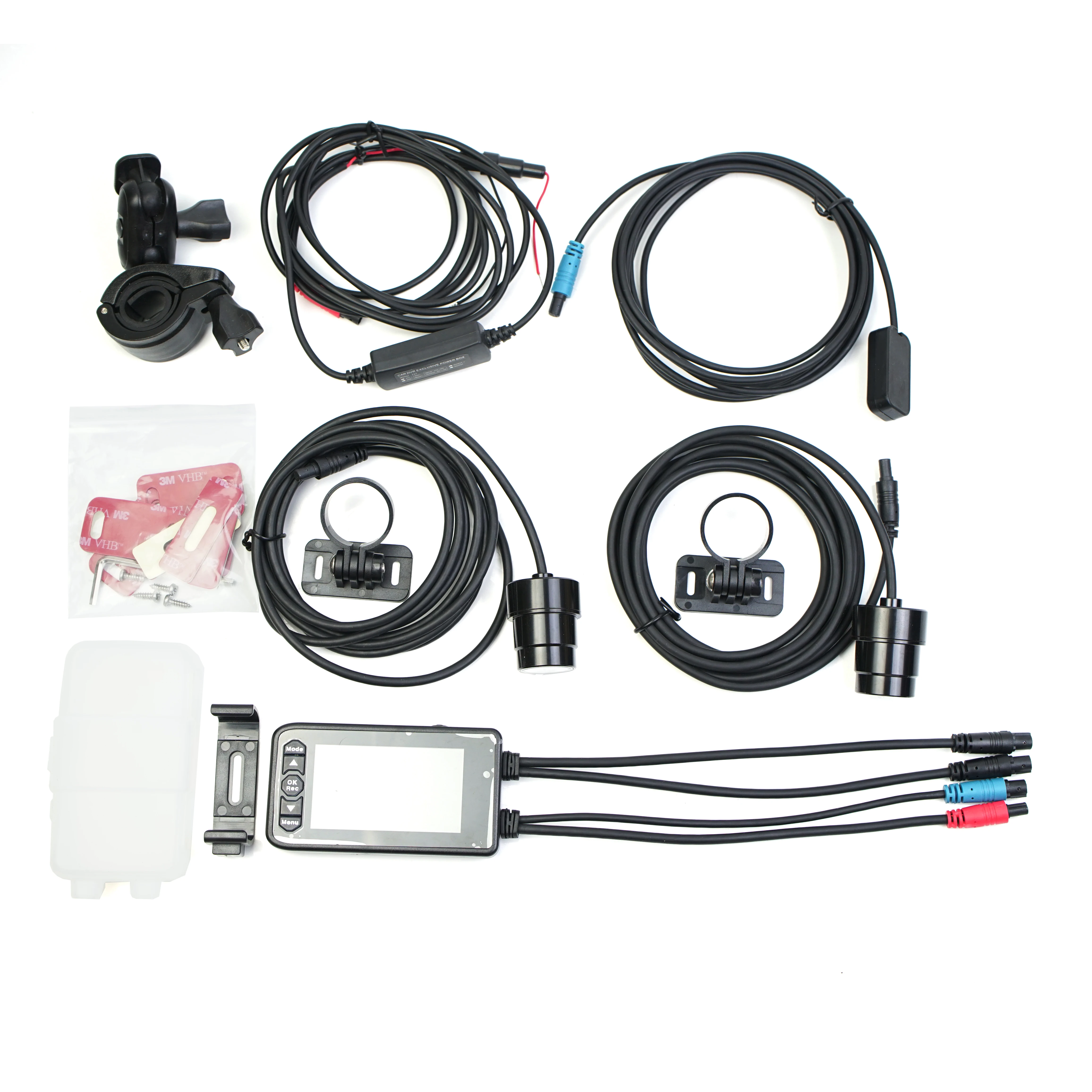  WIFI FHD HD Anti-shake 1080P Moto Camera Motorcycle DVR Front Rear Dual Driving Video Recorder Dash