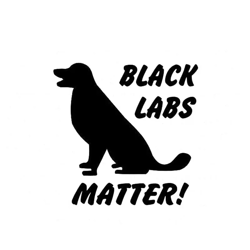 

Black Labs Matter Labrador Retriever Dog Car Sticker Windshield Bumper Motorcycle Decal KK Vinyl Cover Scratches Waterproof PVC