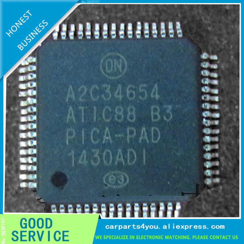 10 шт./лот A2C34654 ATIC88 B3 ATIC88-B3 PICA-PAD QFP64 чипы компьютерной платы для Toyota чип ремонта