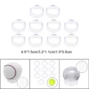 10 PCS Acrylic Clear Display Stand Sphere Holder For Crystal Ball Quartz Glass Stone Base Pedestal Support Decor 6