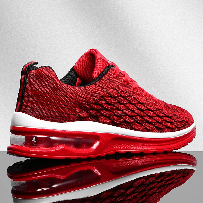 

2020 New Men Shoes Breathable Tide Sports Shoes Lace Up Stylish Running Sneakers Breathable Simple Running Shoes Hot Sell