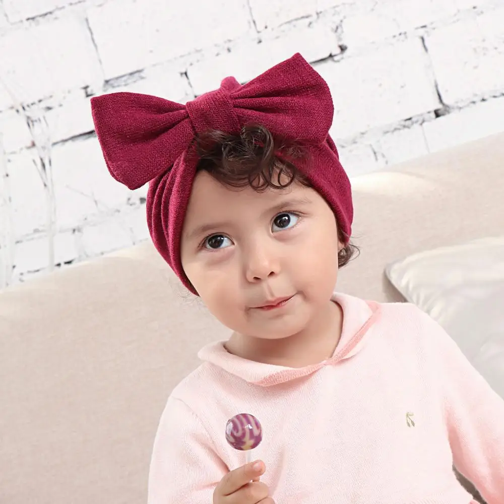 

Explosive European and American baby and children's products, baby detachable wire bow hat, Indian hat, toddler hat