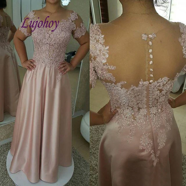 Vestido de madrina de talla grande con chaqueta, vestido de fiesta largo,  madrina de encaje, madre de la novia, novio, novedad de 2023 - AliExpress